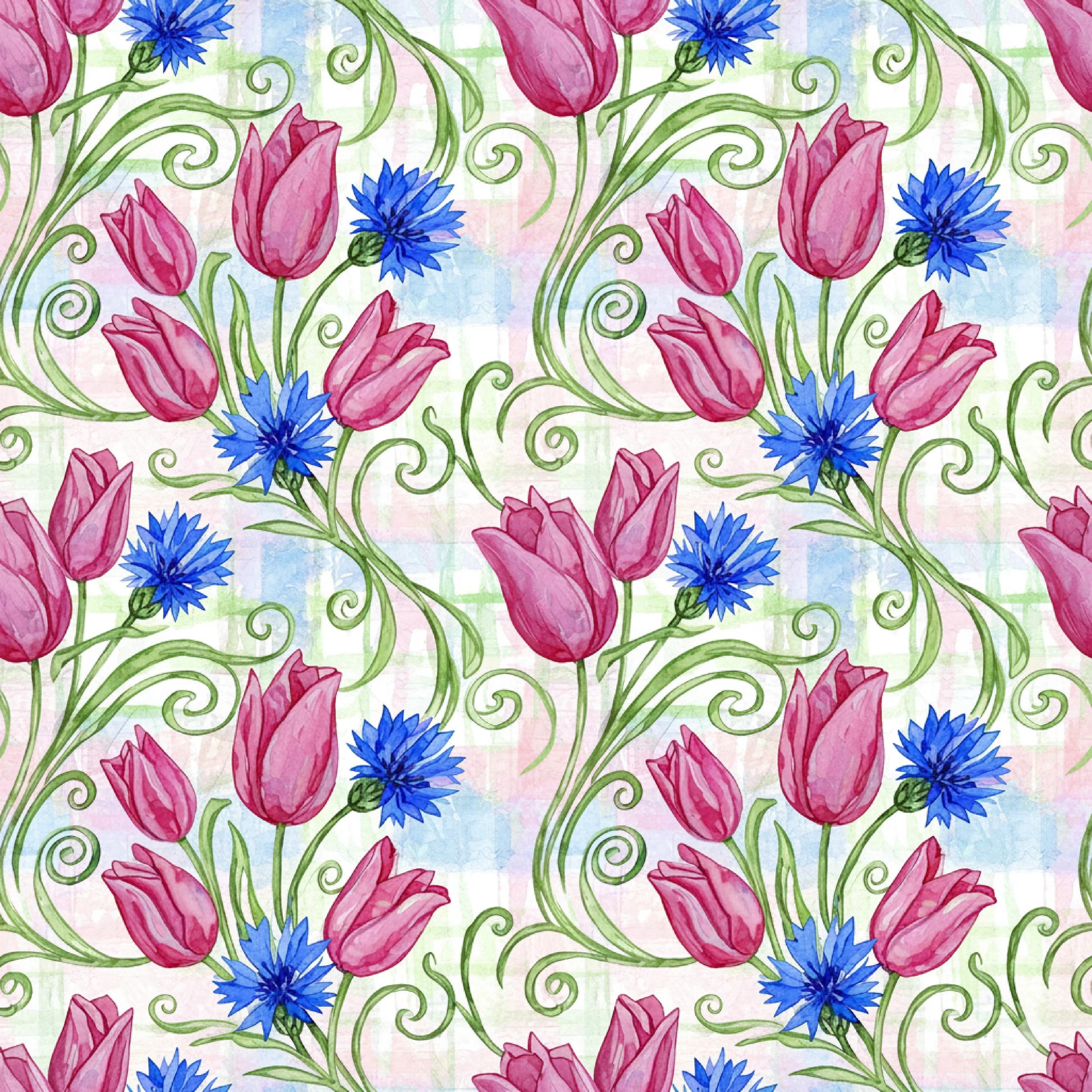 Pink Peonies Seamless Pattern Digital Paper - CraftNest - Digital Crafting and Art