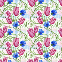 Pink Peonies Seamless Pattern Digital Paper - CraftNest - Digital Crafting and Art
