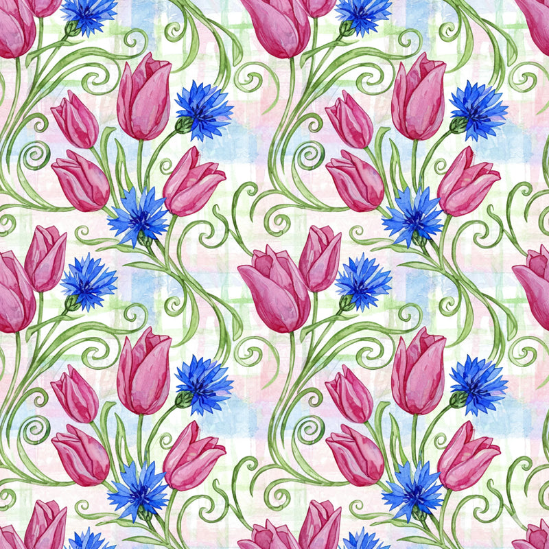 Pink Peonies Seamless Pattern Digital Paper - CraftNest - Digital Crafting and Art