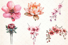 Japan Flower & Jewelry Clipart Bundle - CraftNest - Digital Crafting and Art