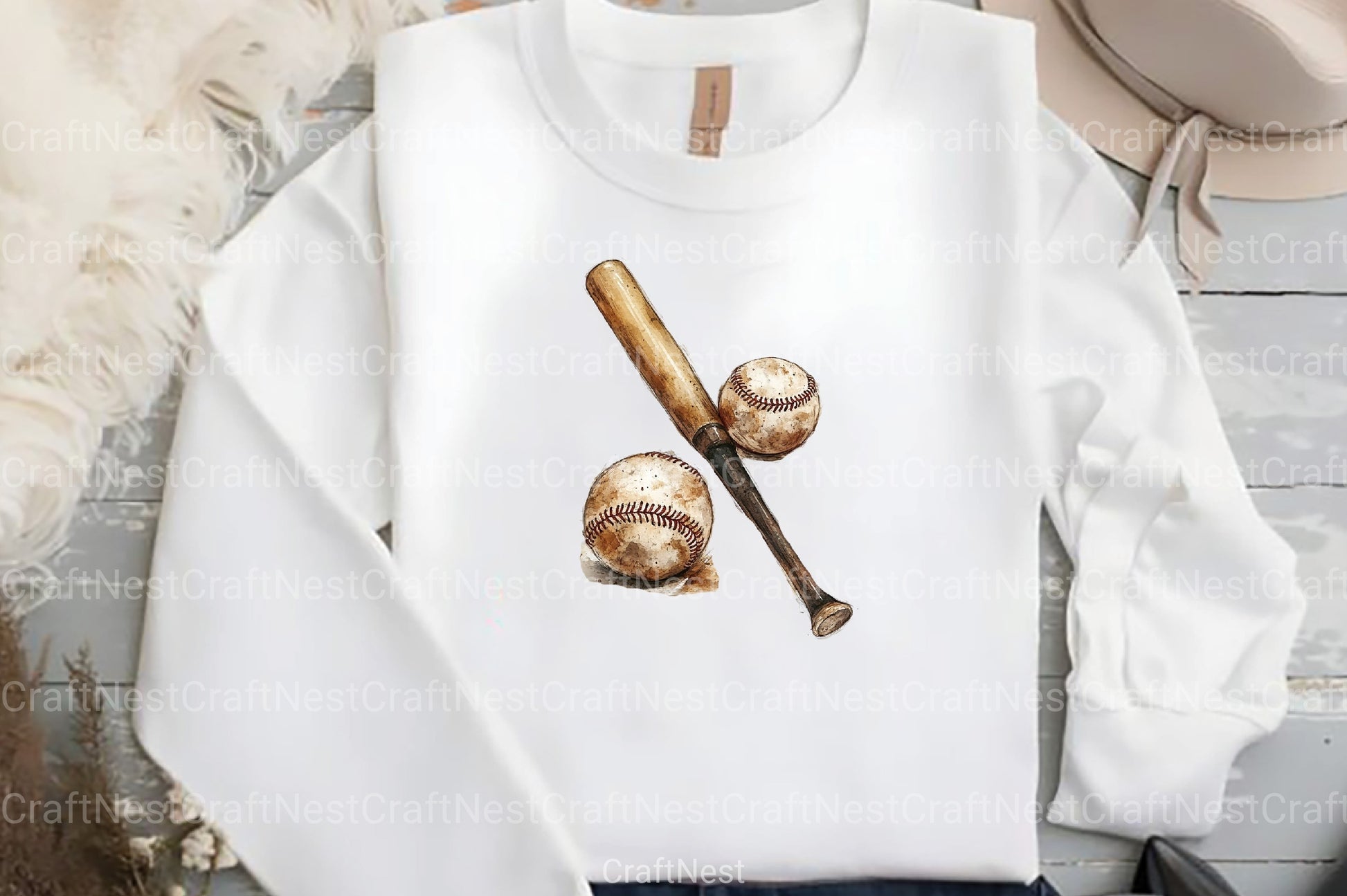 Vintage Baseball Game Day Clipart Bundle 88 - CraftNest - Digital Crafting and Art