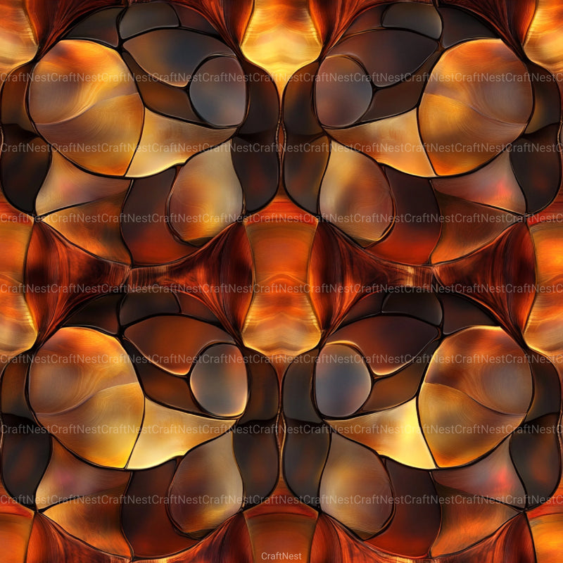 Tortoiseshell Seamless Pattern Digital Paper - CraftNest - Digital Crafting and Art