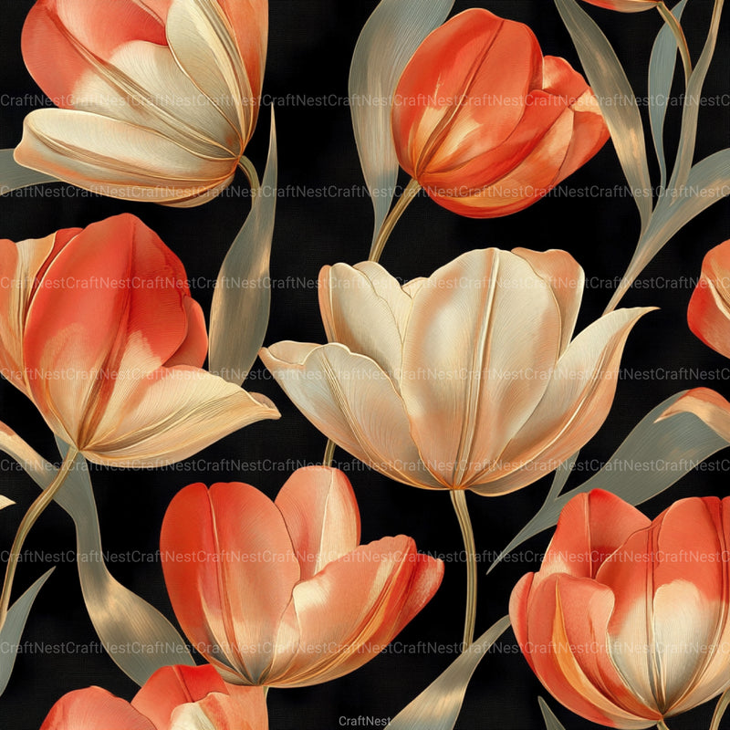 Tulipán Luxury Pattern Designs Clipart Bundle - CraftNest - Digital Crafting and Art