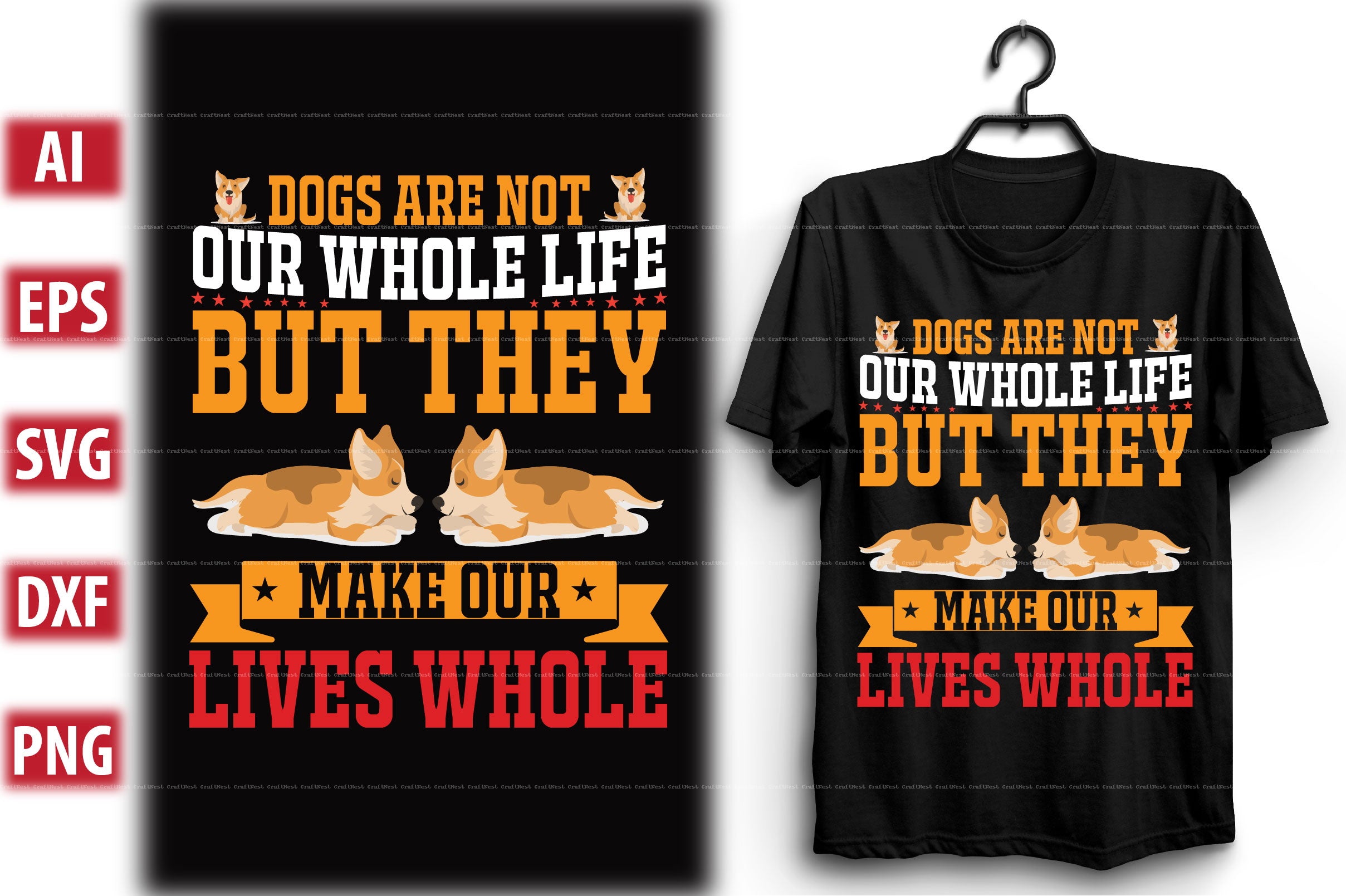 Dog T-Shirt Design SVG Bundle 3