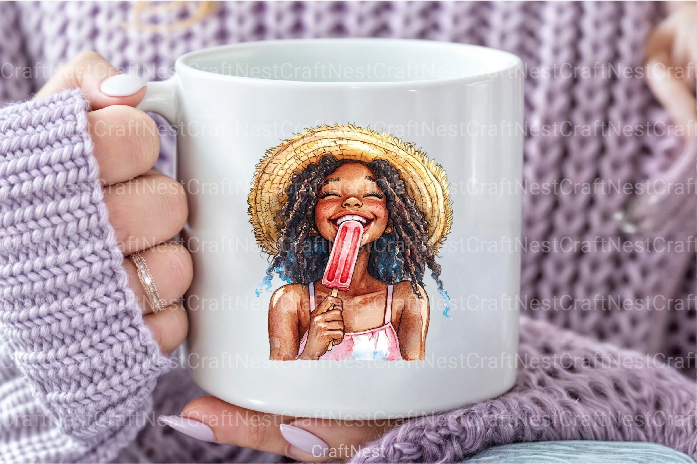 Cute Black Girl Clipart Bundle 99 - CraftNest - Digital Crafting and Art