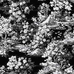 Black White Spring Toile De Jouy Pattern Clipart Bundle - CraftNest - Digital Crafting and Art
