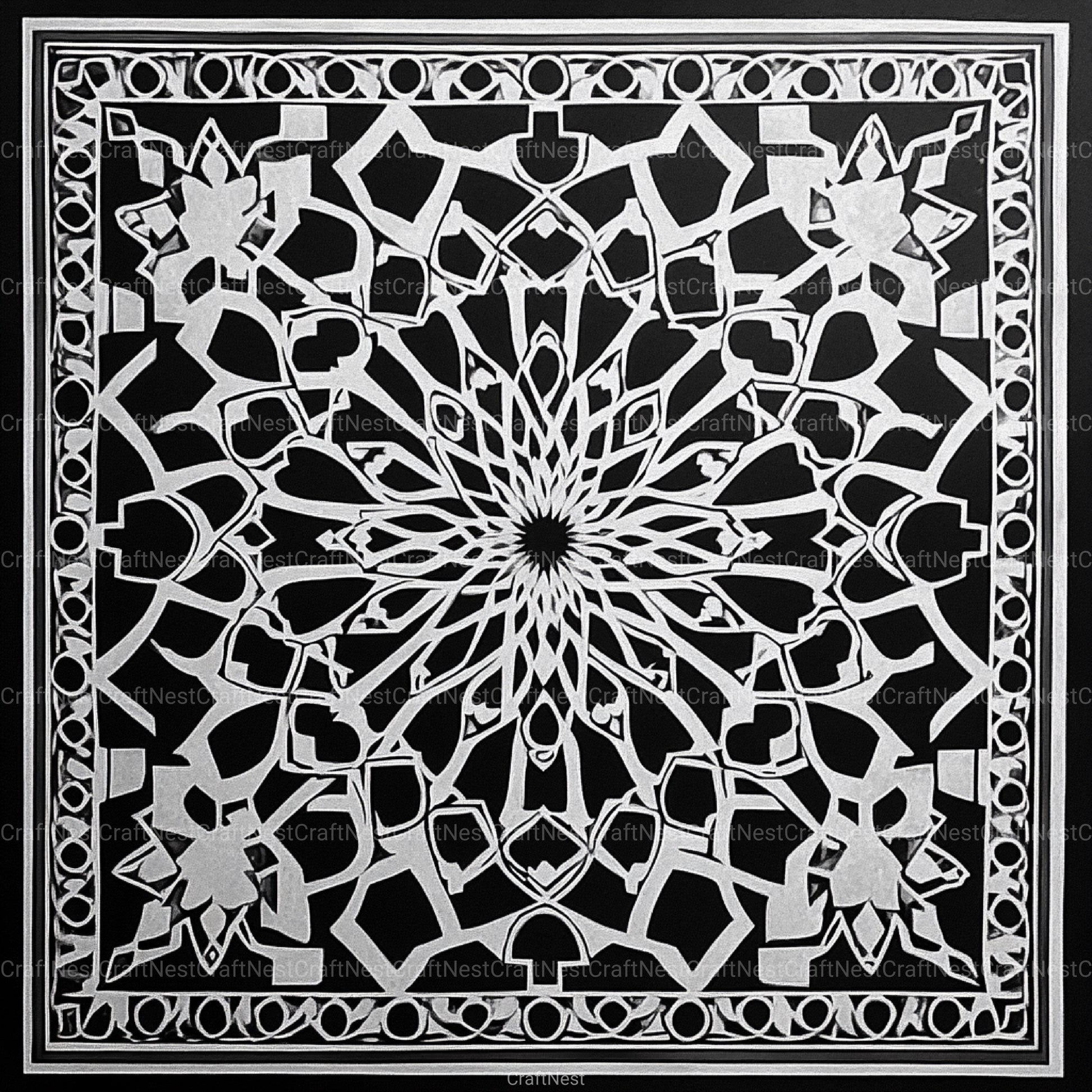 Sacred Geometry Alhambra Patterns Clipart Bundle - CraftNest - Digital Crafting and Art