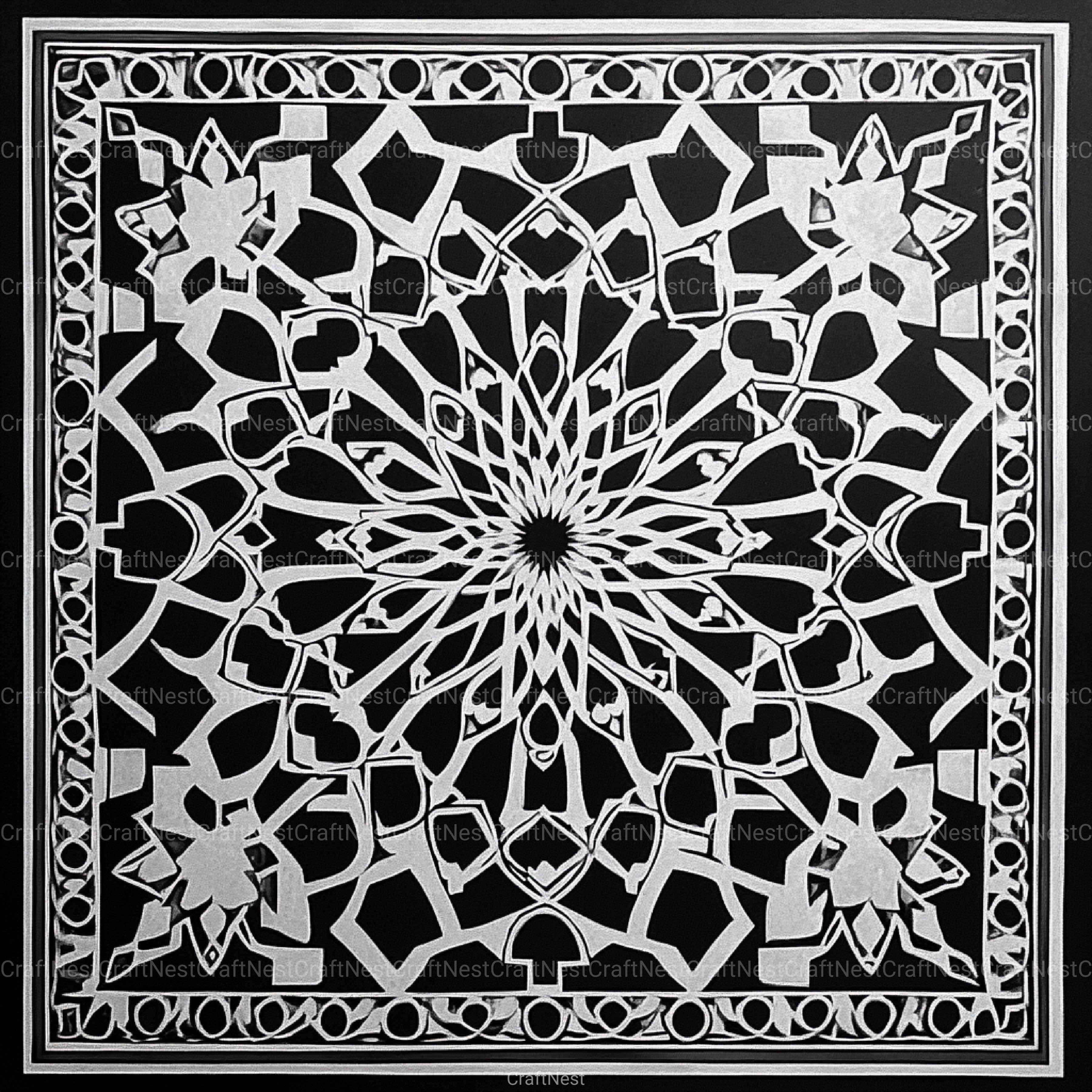 Sacred Geometry Alhambra Patterns Clipart Bundle - CraftNest - Digital Crafting and Art