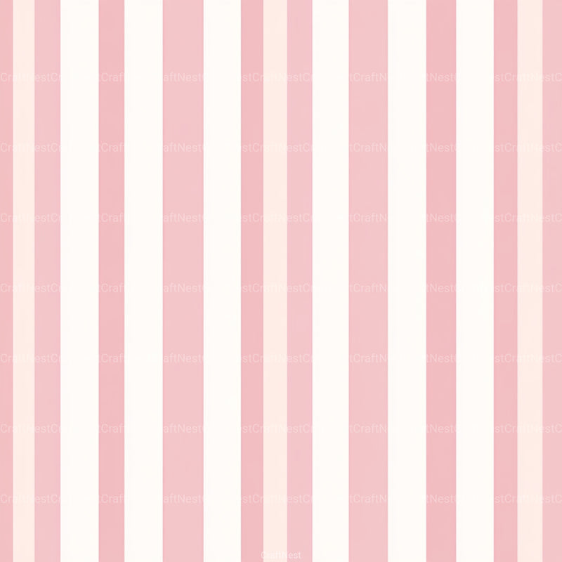 Blush Pink Stripes Pattern Digital Paper - CraftNest - Digital Crafting and Art