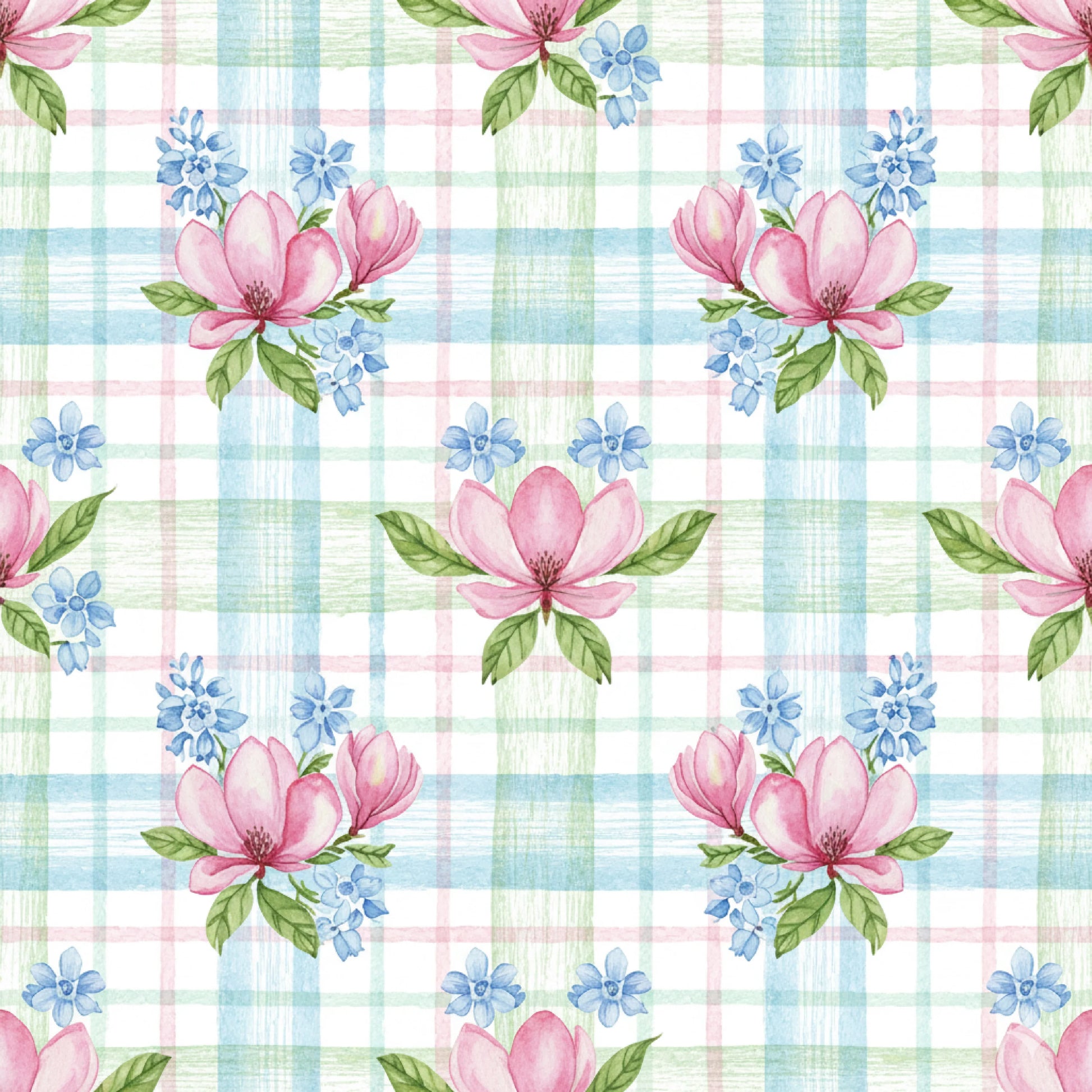 Pink Peonies Seamless Pattern Digital Paper - CraftNest - Digital Crafting and Art