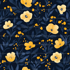 Flowers Seamless Pattern Digital Paper - CraftNest - Digital Crafting and Art