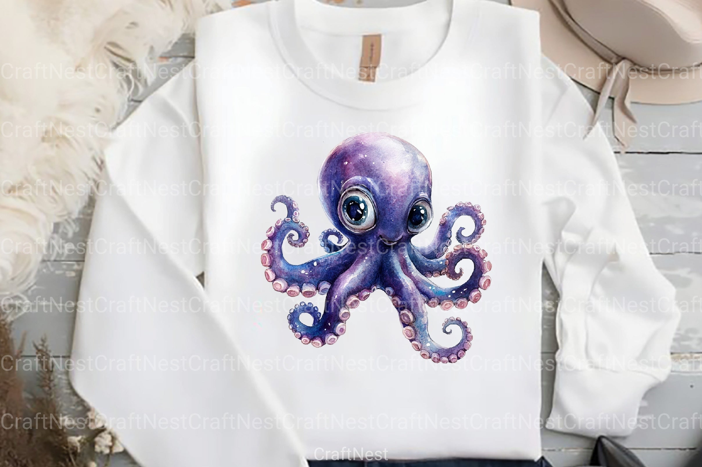 Little Mermaid Under The Sea Clipart Bundle 3 - CraftNest - Digital Crafting and Art