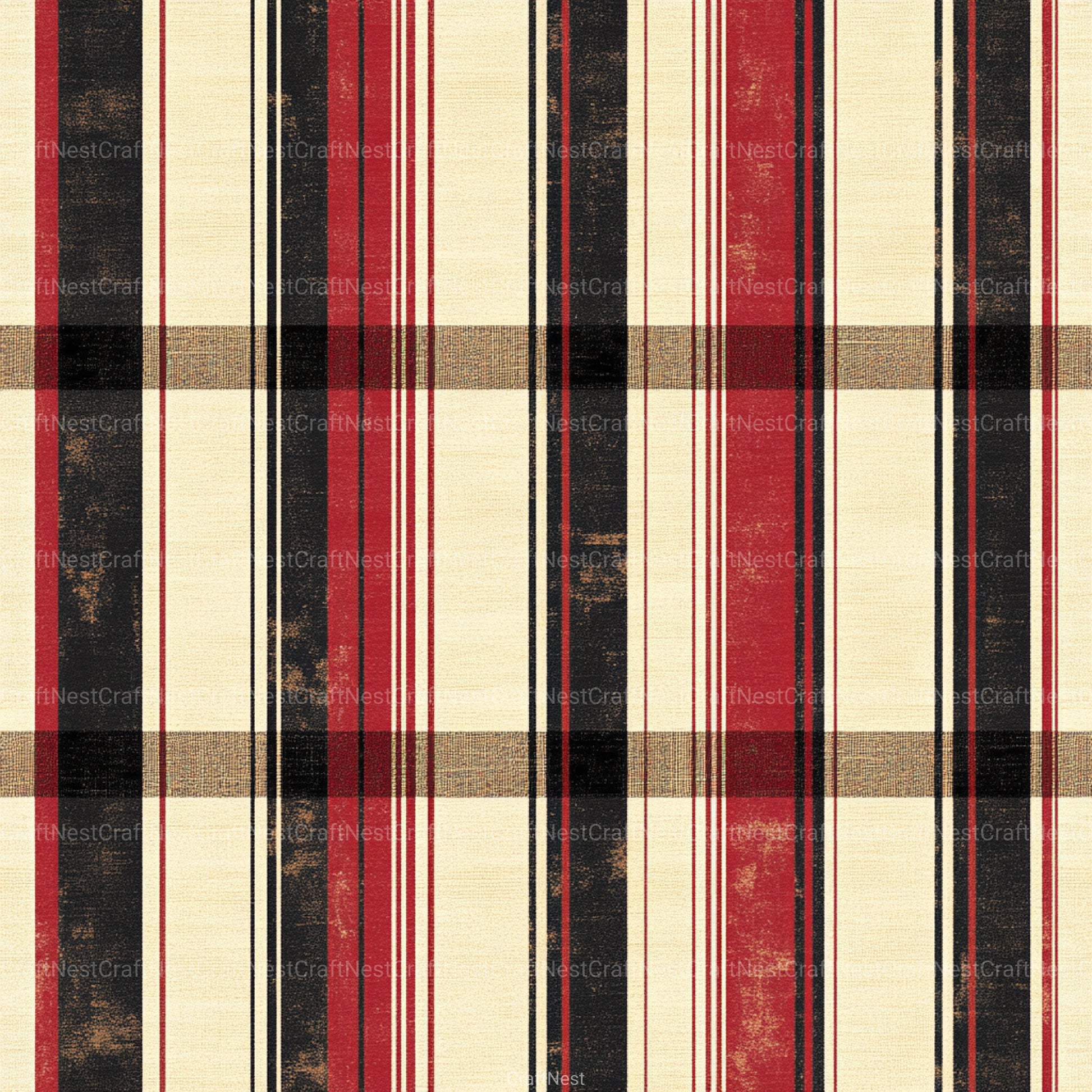 Stripes & Plaids Seamless Pattern Digital Paper - CraftNest - Digital Crafting and Art