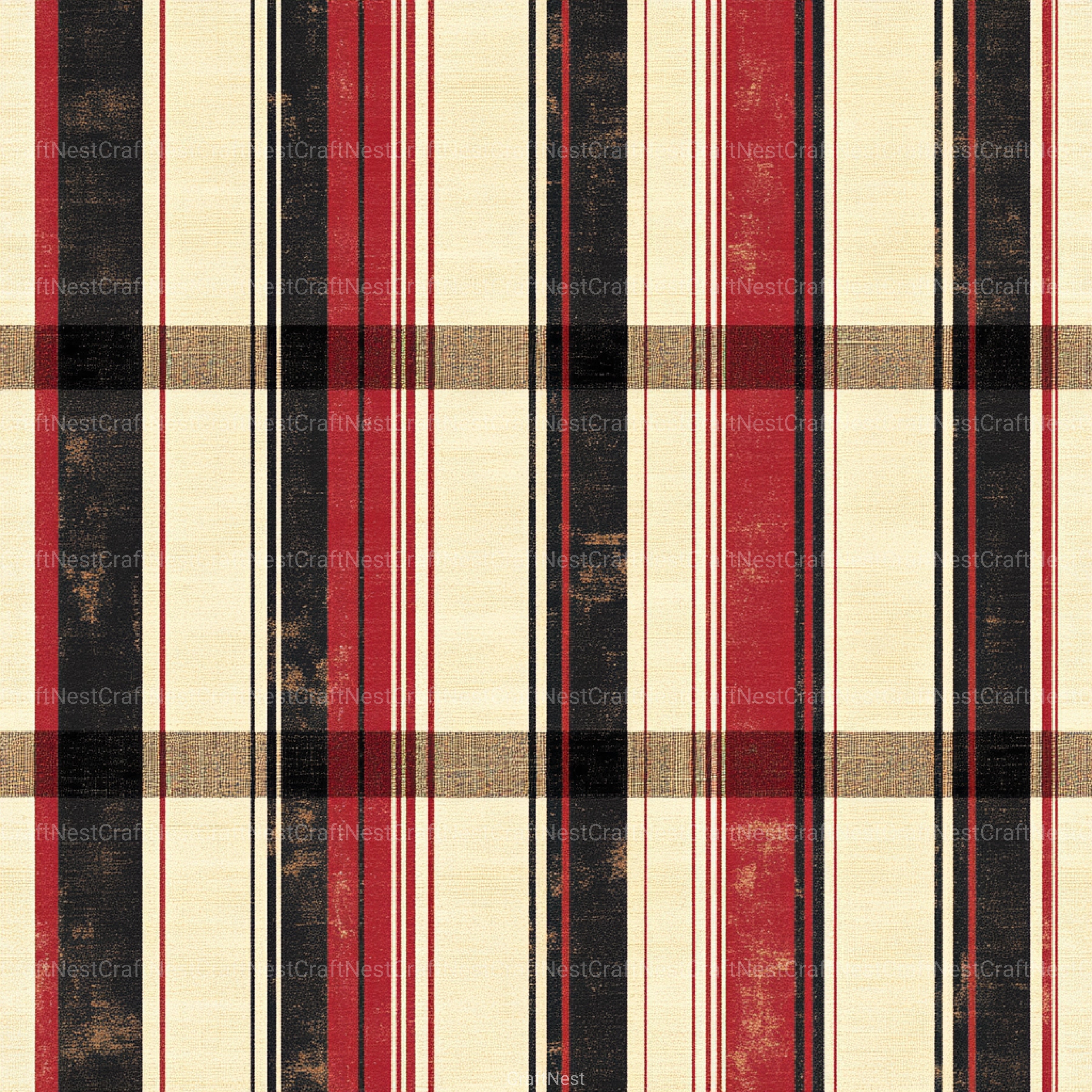 Stripes & Plaids Seamless Pattern Digital Paper - CraftNest - Digital Crafting and Art