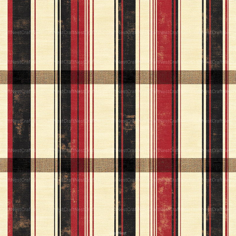 Stripes & Plaids Seamless Pattern Digital Paper - CraftNest - Digital Crafting and Art
