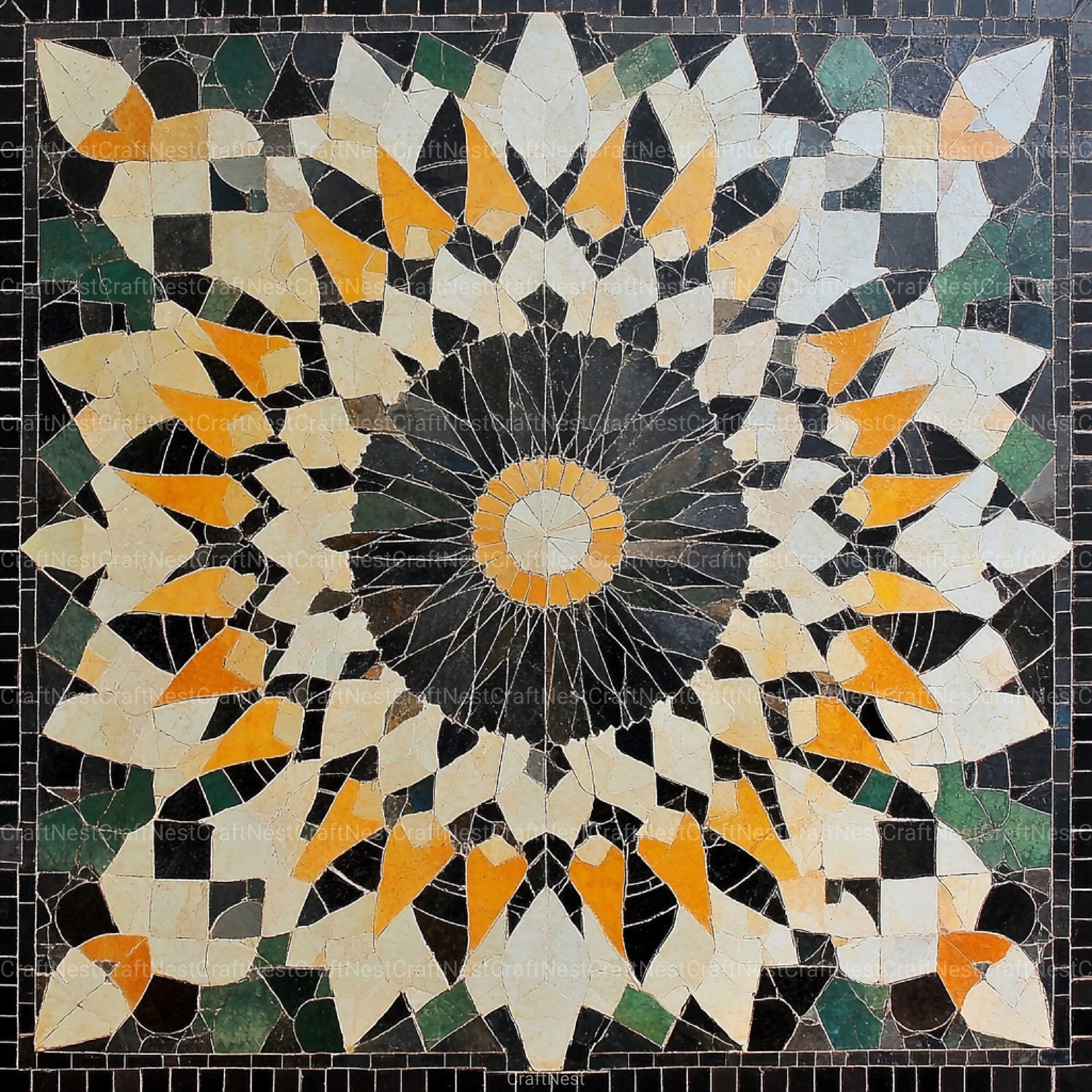 Sacred Geometry Alhambra Patterns Clipart Bundle - CraftNest - Digital Crafting and Art