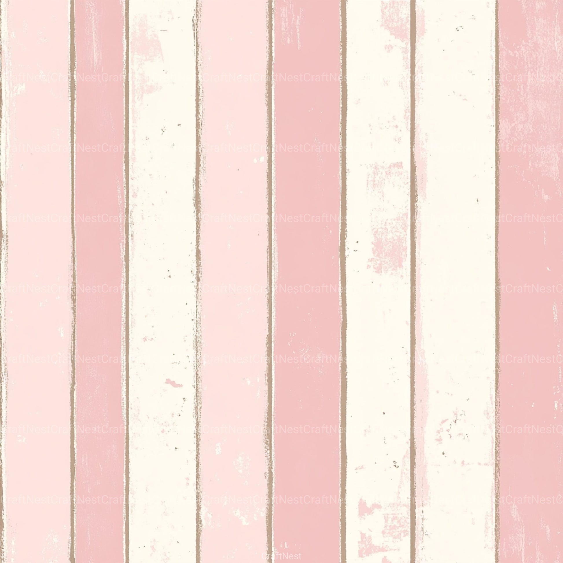 Blush Pink Stripes Pattern Digital Paper - CraftNest - Digital Crafting and Art