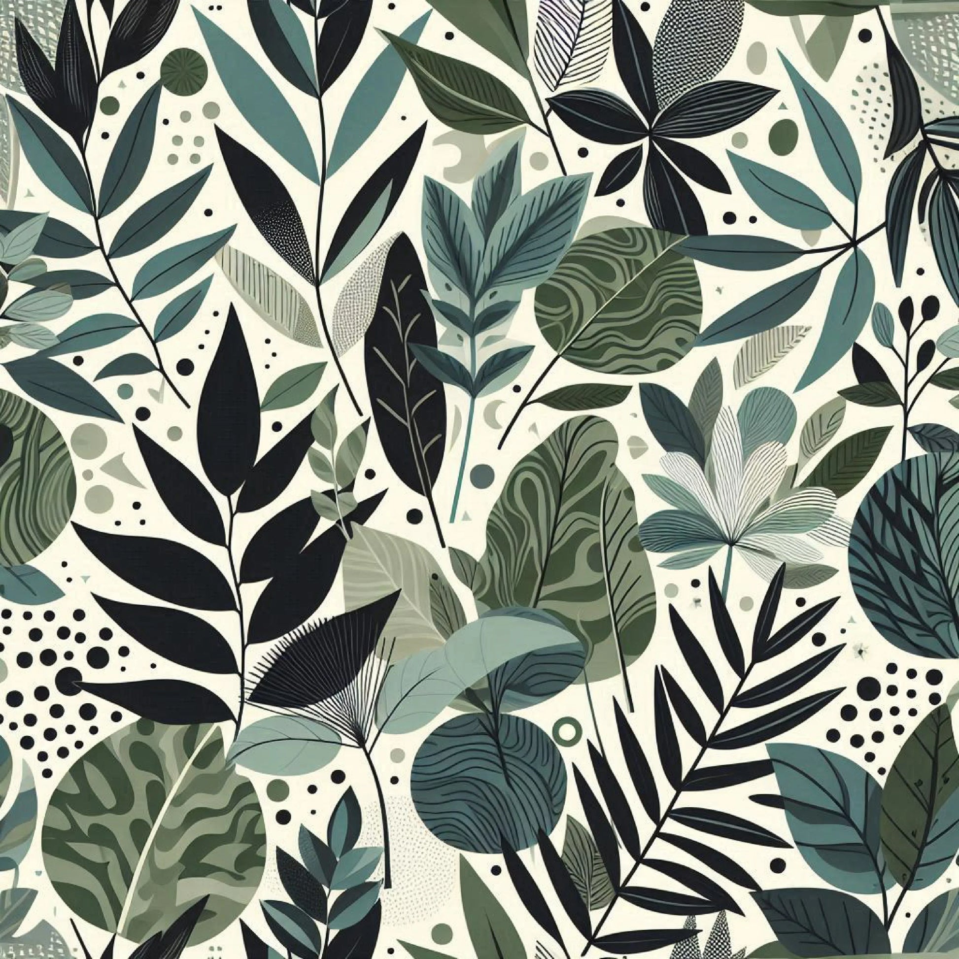 Bold Modern Botanical Pattern Clipart Bundle - CraftNest - Digital Crafting and Art