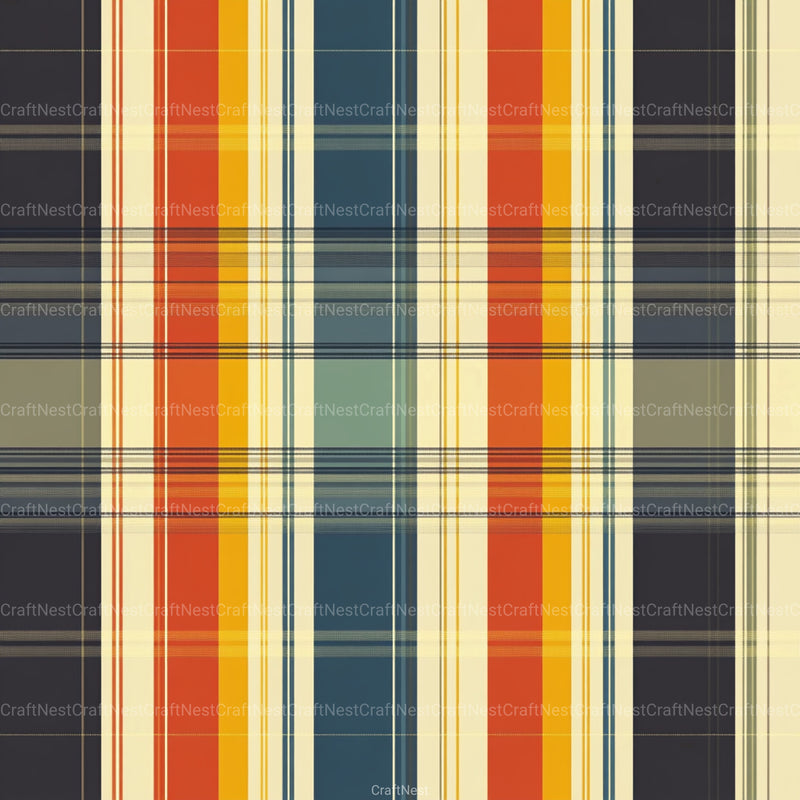 Stripes & Plaids Seamless Pattern Digital Paper - CraftNest - Digital Crafting and Art