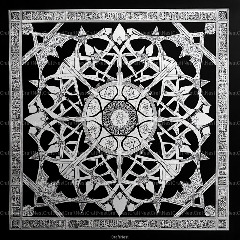 Sacred Geometry Alhambra Patterns Clipart Bundle - CraftNest - Digital Crafting and Art