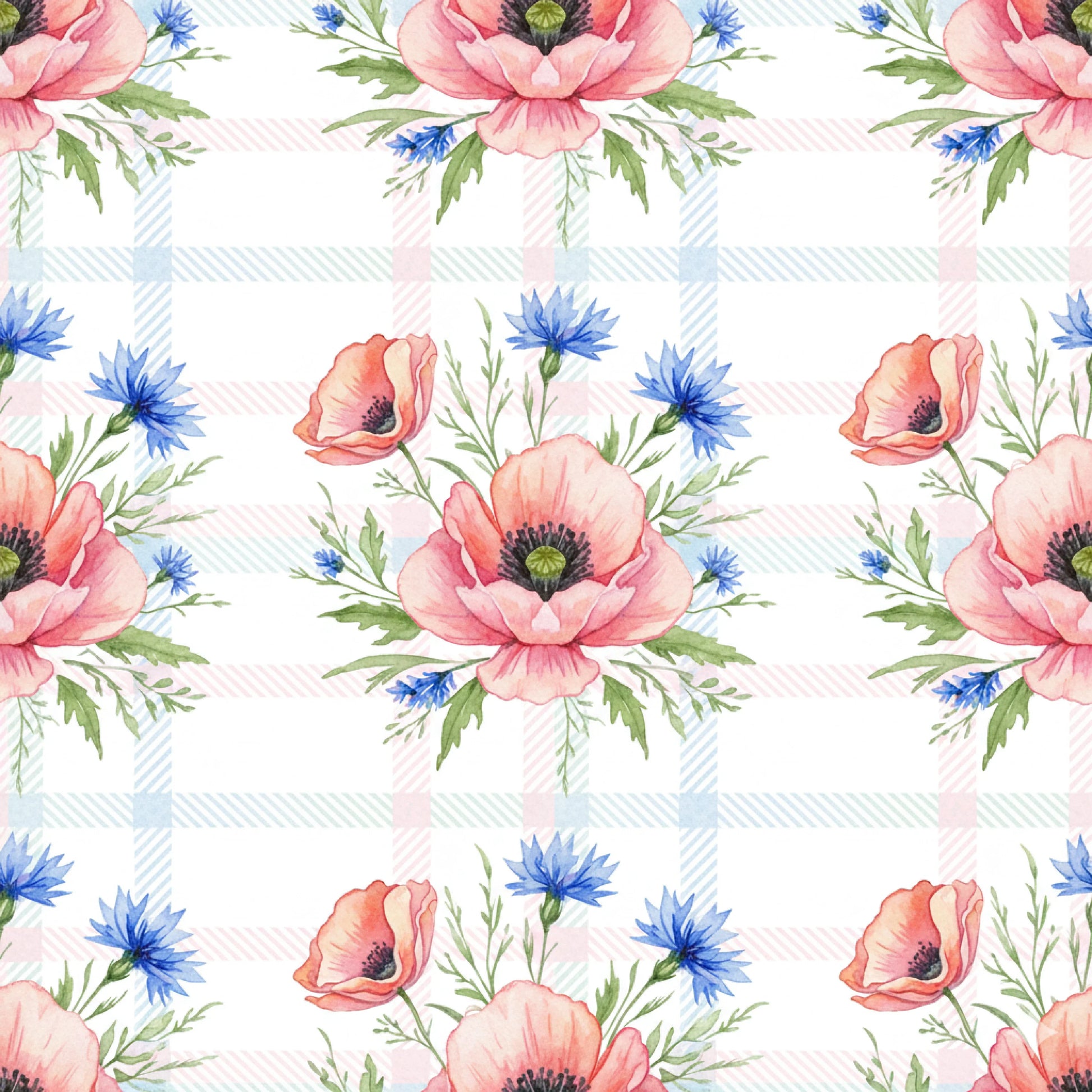 Pink Peonies Seamless Pattern Digital Paper - CraftNest - Digital Crafting and Art