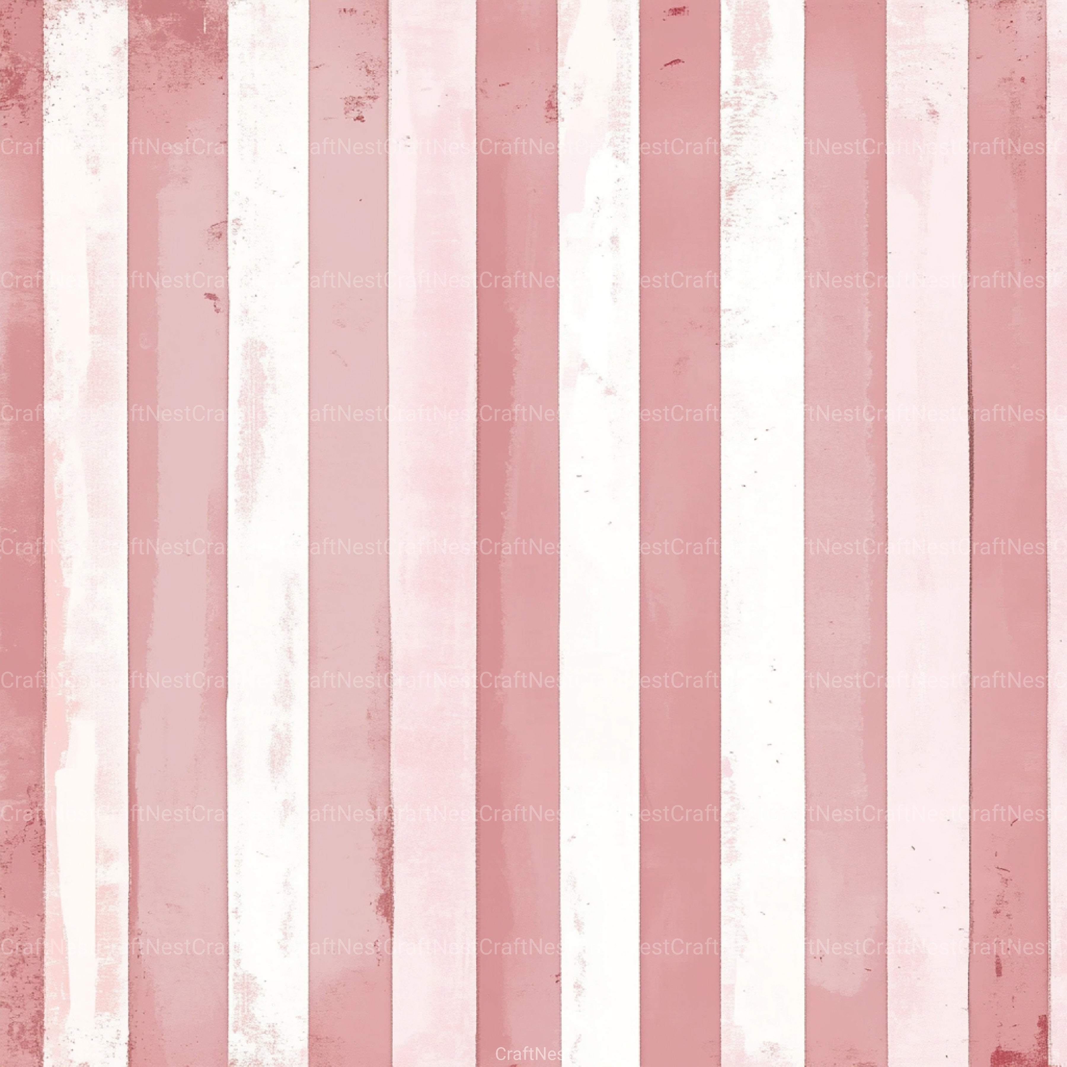 Blush Pink Stripes Pattern Digital Paper - CraftNest - Digital Crafting and Art