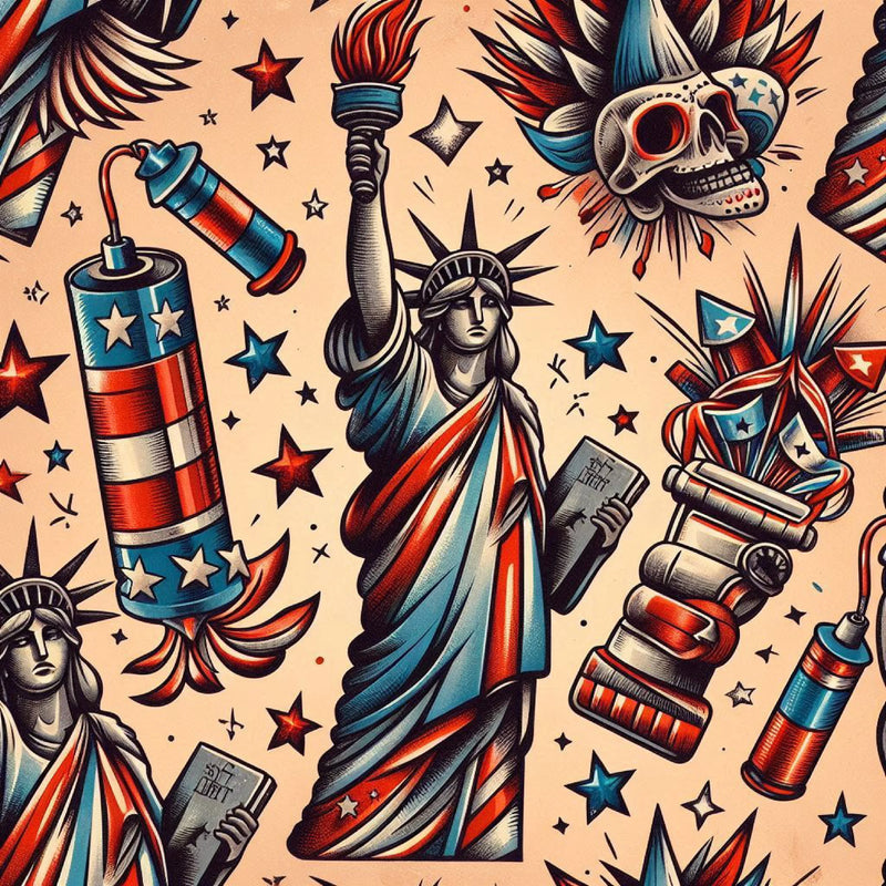 4th of July Pattern Clipart Bundle - CraftNest - Digital Crafting and Art