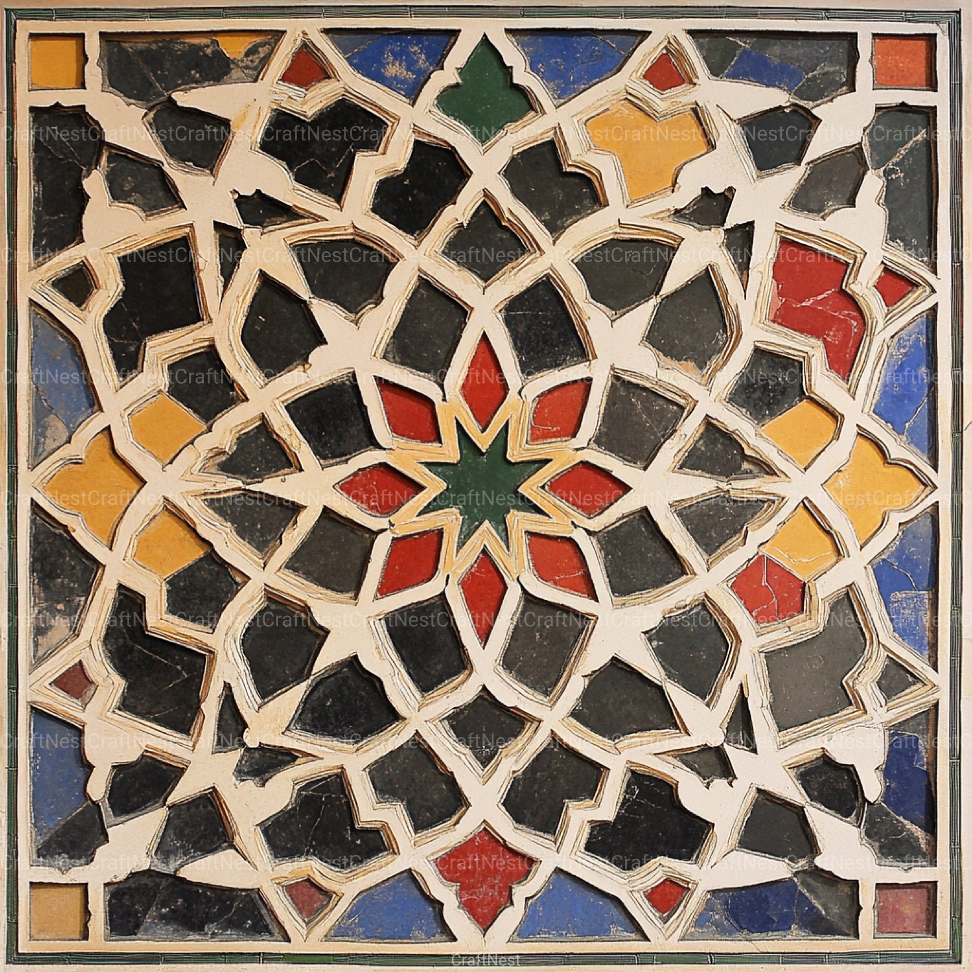 Sacred Geometry Alhambra Patterns Clipart Bundle - CraftNest - Digital Crafting and Art