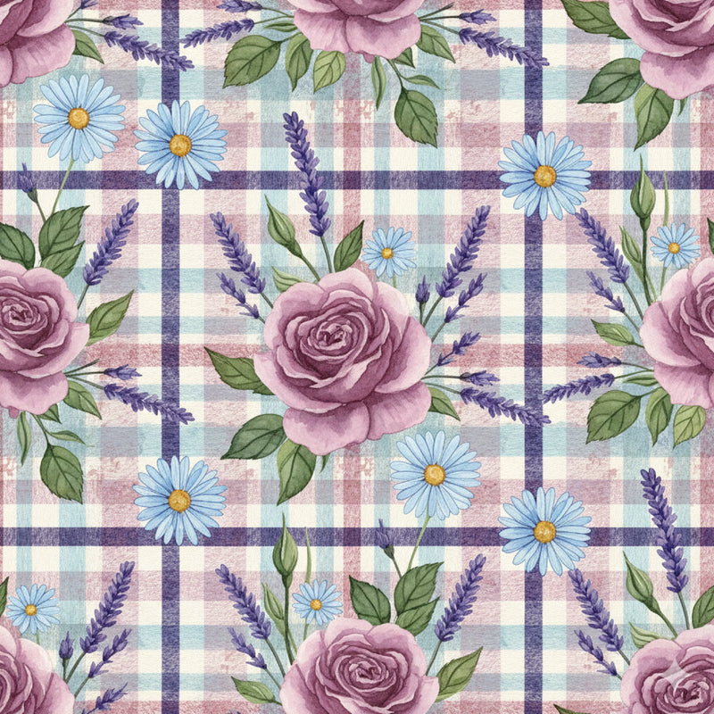Floral Seamless Pattern Set Digital Paper - CraftNest - Digital Crafting and Art