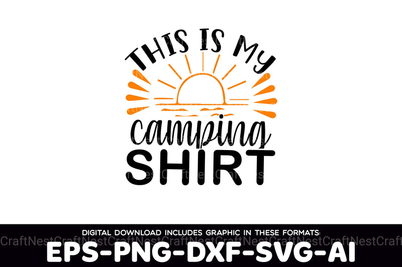Camping SVG Bundle - CraftNest - Digital Crafting and Art