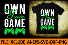 Gaming And Gamer T-Shirt Bundle - CraftNest - Digital Crafting and Art