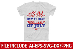 4th Of July T-Shirt SVG Bundle - CraftNest - Digital Crafting and Art