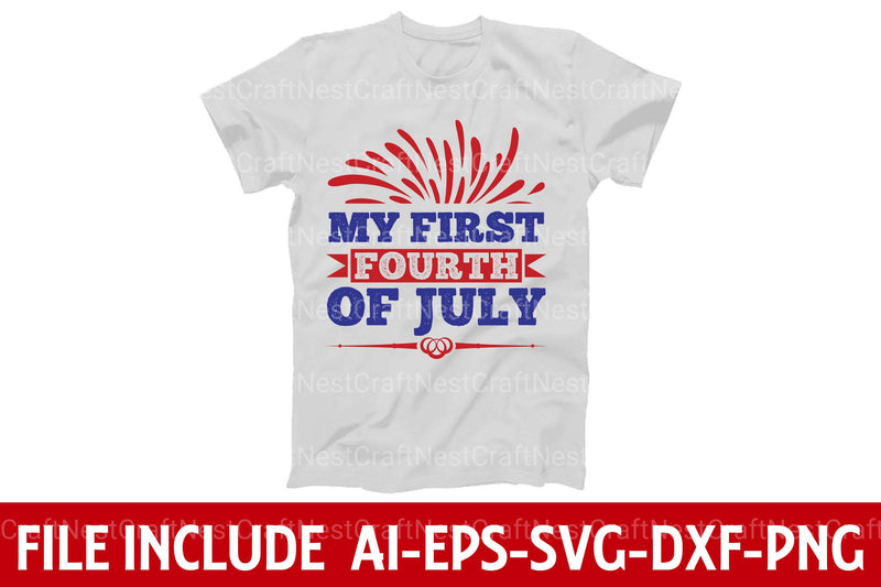 4th Of July T-Shirt SVG Bundle - CraftNest - Digital Crafting and Art