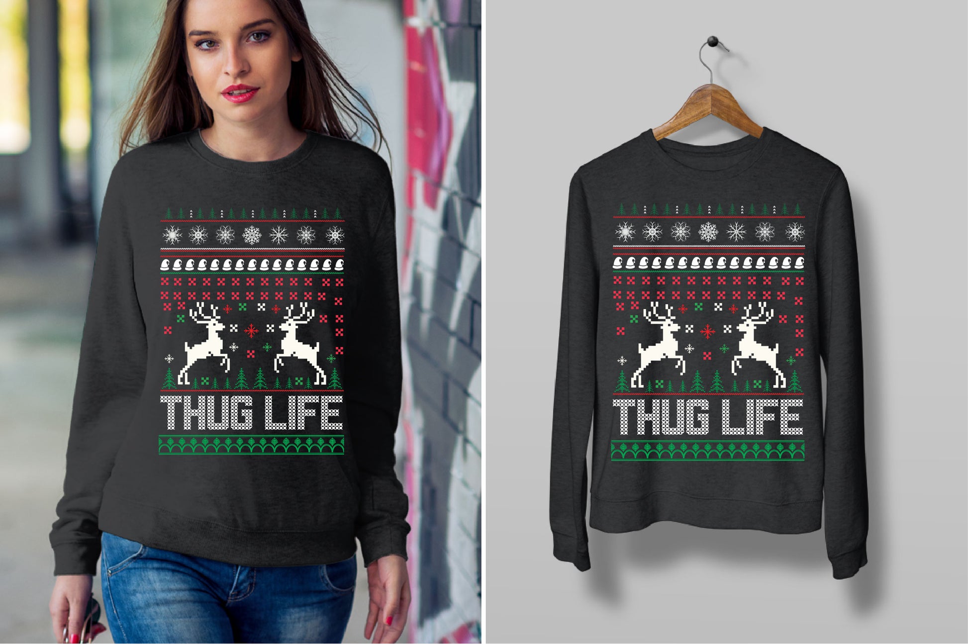 Christmas Sweater T-Shirt Bundle - CraftNest - Digital Crafting and Art