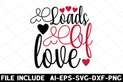 Valentine SVG Bundle 3 - CraftNest - Digital Crafting and Art