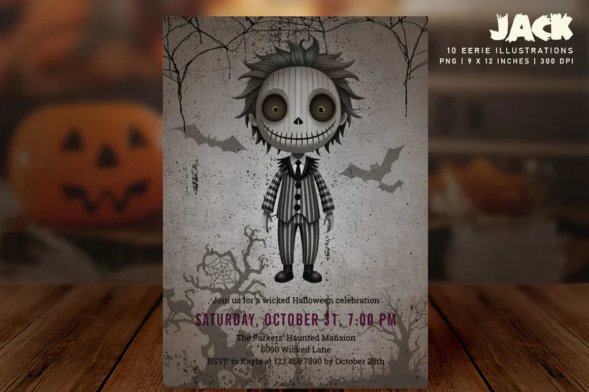 Jack - Halloween - CraftNest - Digital Crafting and Art