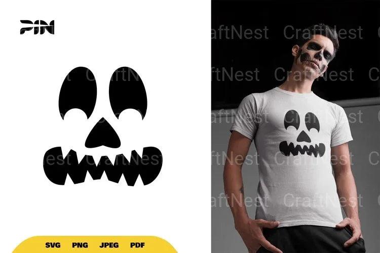 Jack Lantern Face Halloween SVG Bundle - CraftNest - Digital Crafting and Art