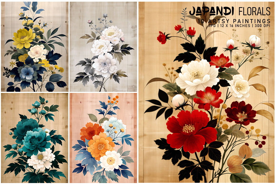 Japandi Florals 1