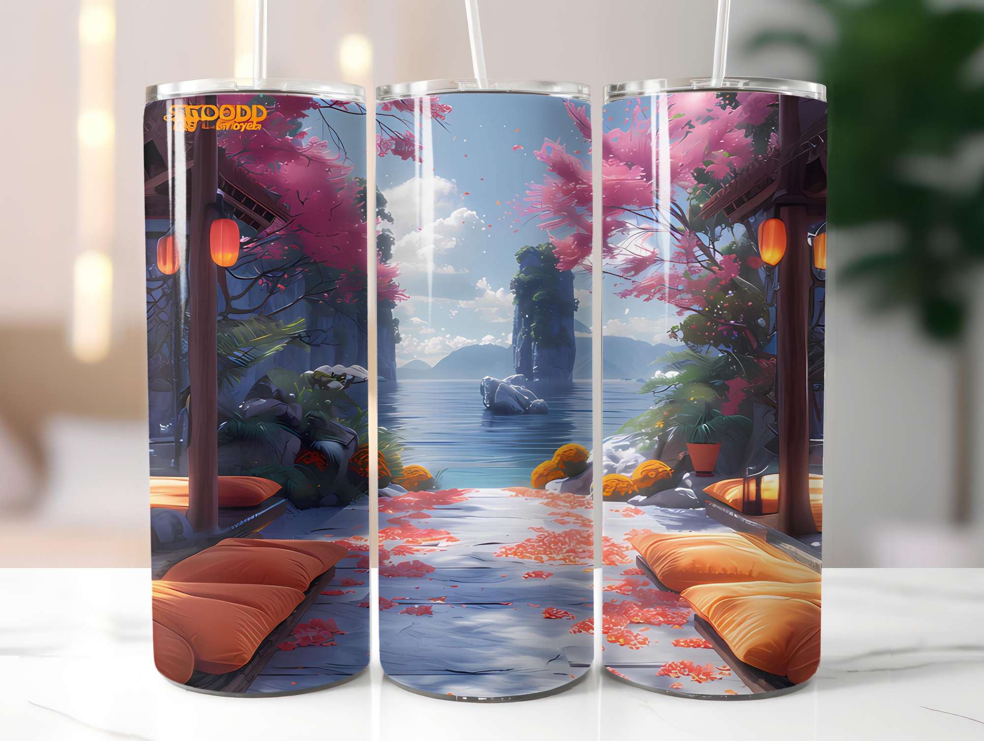 Japandi Summer 2 Tumbler Wrap - CraftNest - Digital Crafting and Art