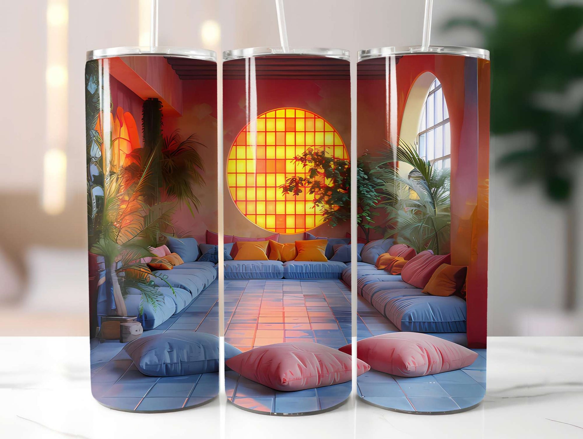 Japandi Summer 1 Tumbler Wrap - CraftNest - Digital Crafting and Art