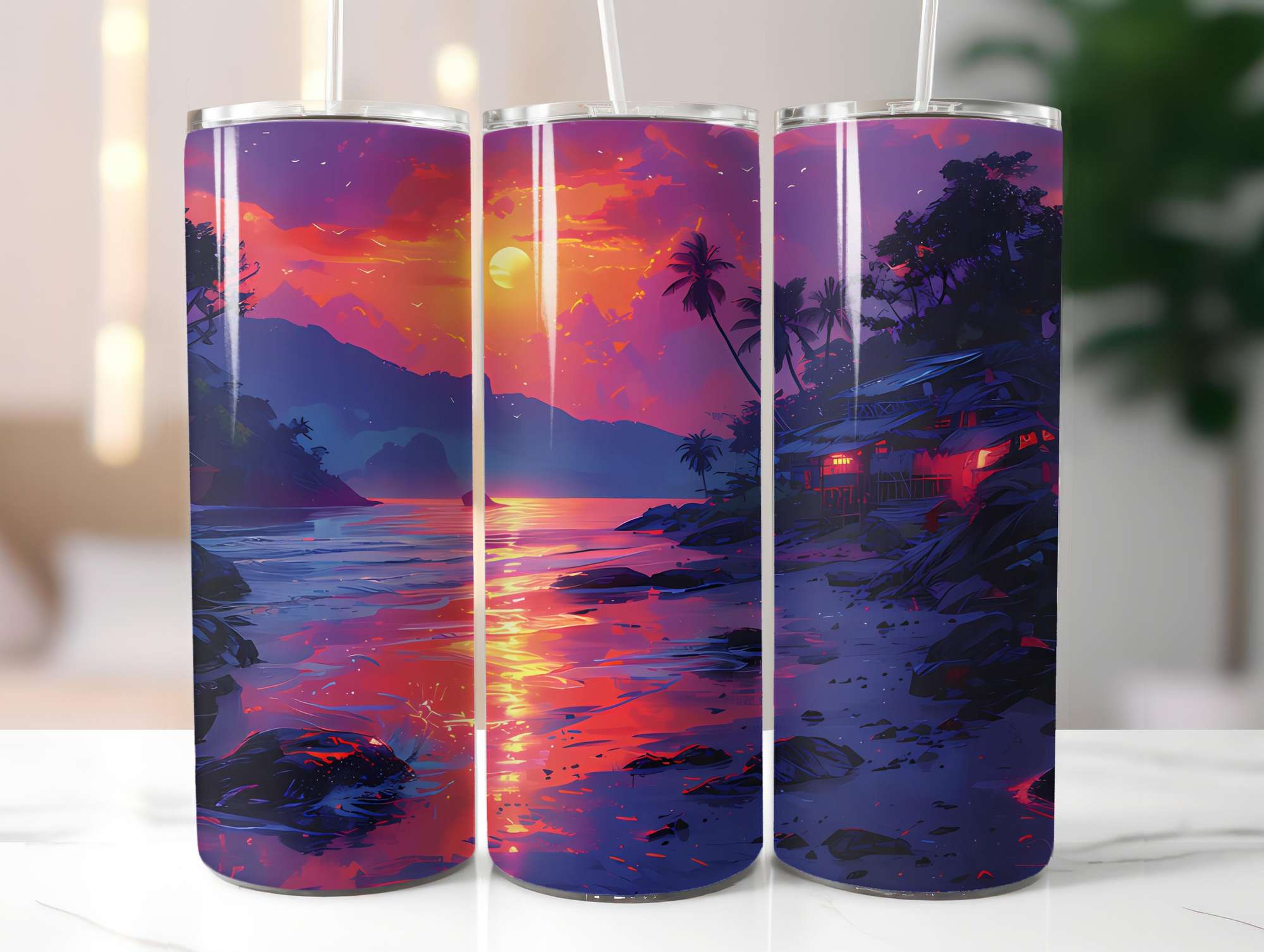 Japandi Summer 2 Tumbler Wrap - CraftNest - Digital Crafting and Art