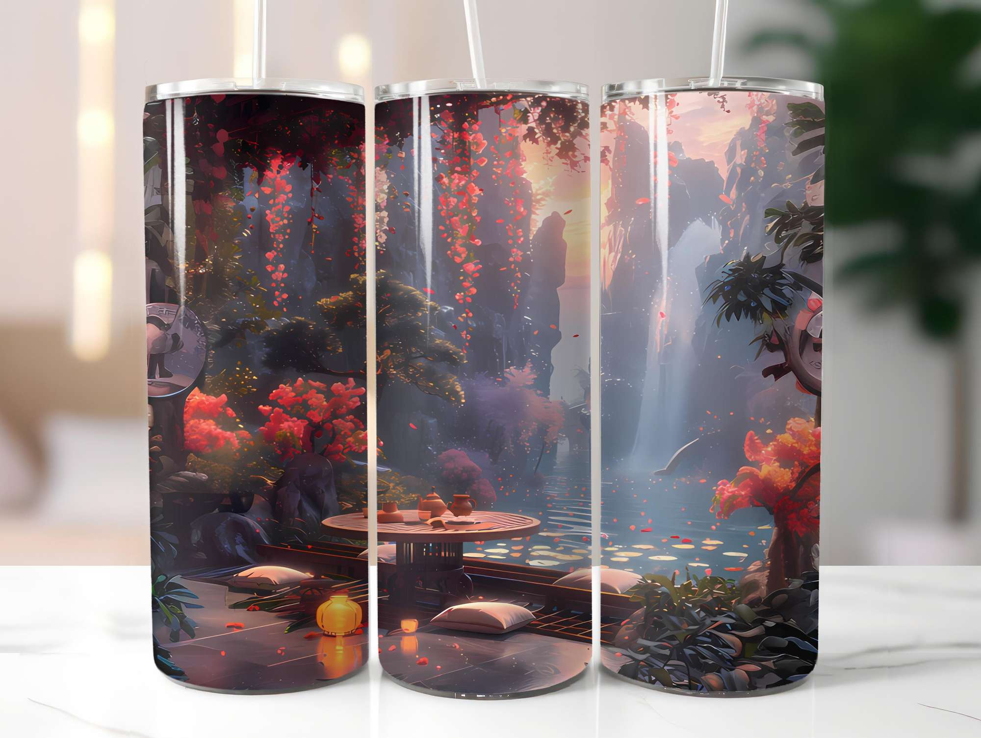 Japandi Summer 1 Tumbler Wrap - CraftNest - Digital Crafting and Art