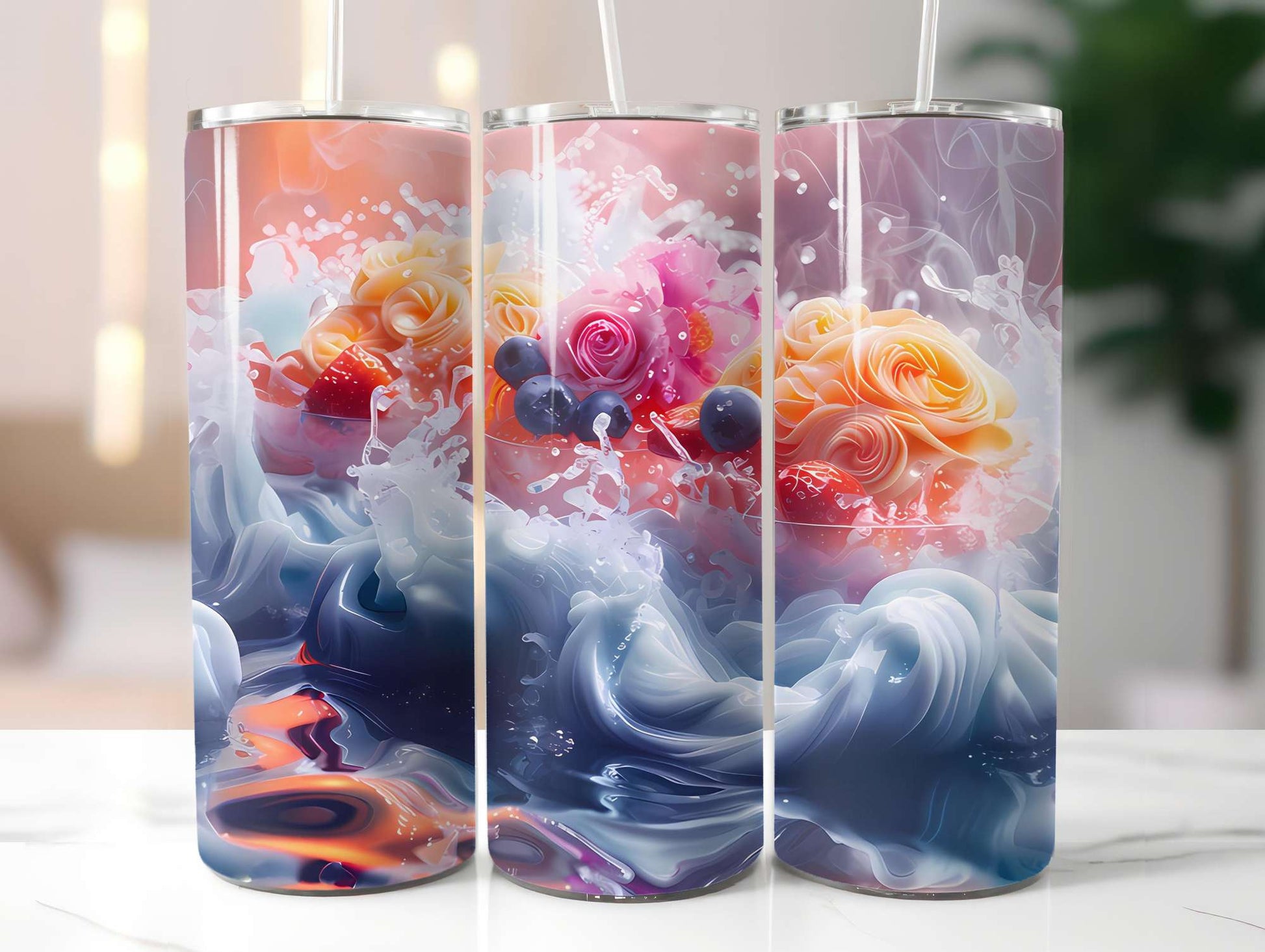 Japandi Summer 2 Tumbler Wrap - CraftNest - Digital Crafting and Art