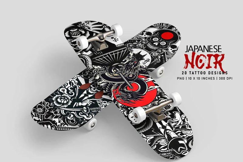 Japanese Noir - CraftNest - Digital Crafting and Art