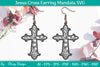 Jesus Cross Earring Mandala SVG Bundle