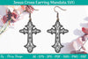Jesus Cross Earring Mandala SVG Bundle