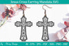 Jesus Cross Earring Mandala SVG Bundle