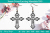 Jesus Cross Earring Mandala SVG Bundle