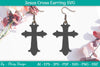 Jesus Cross Earring SVG Bundle