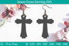 Jesus Cross Earring SVG Bundle